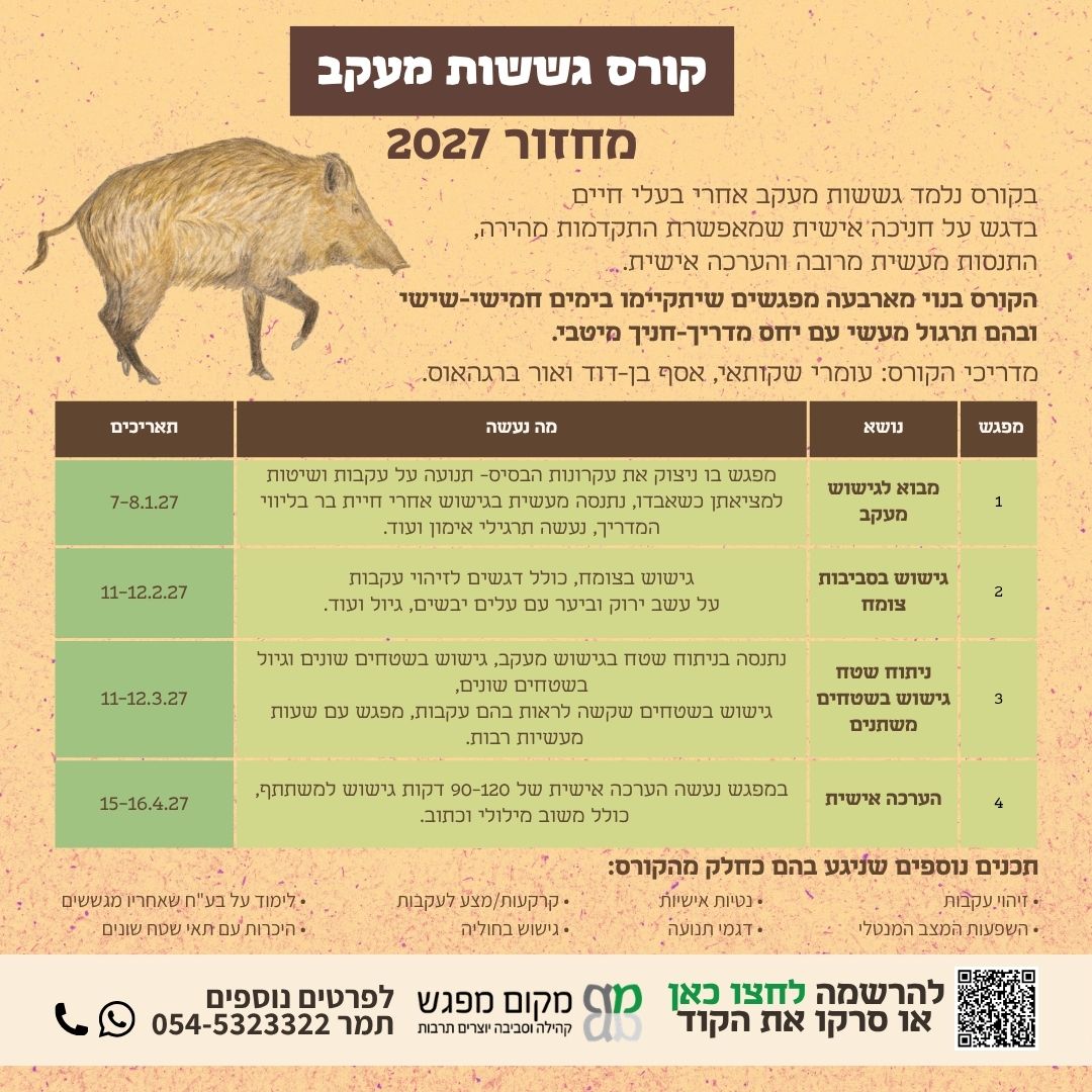 קורס המשך: גששות מעקב – תמונה 2